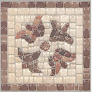 Вставка Kerama Marazzi Пантеон HGD/A240/SG1544L Лаппатированный 9.6x9.6