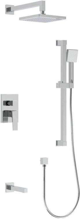 Душевой комплект Rush Thira TR3635-60 С ВНУТРЕННЕЙ ЧАСТЬЮ, хром