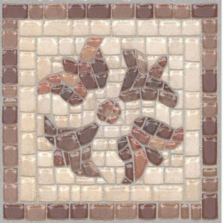 Вставка Kerama Marazzi Пантеон HGD/A240/SG1544L Лаппатированный 9.6x9.6