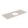 Столешница Kerama Marazzi Plaza PL5.DD590500R\120 для накладных раковин, Про Лаймстоун АТ бежевый темный фото 2