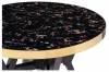 Стол Woodville Selina 15552 black/gold фото 3