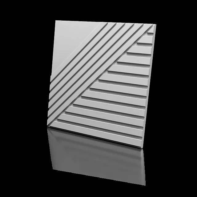 Дизайнерская панель Artpole MD 0010-2 Pifagor-2 Platinum матовый 60x2.4x60