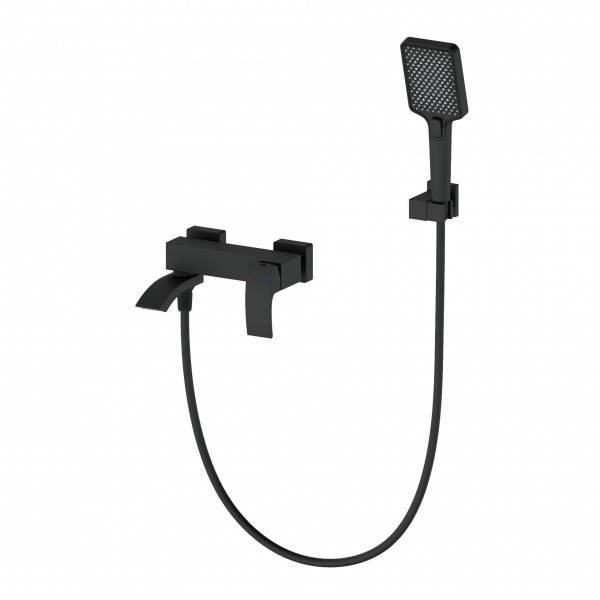 Смеситель для ванны Wonzon & Woghand WW-88639009-MB с душем, черный матовый