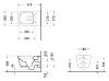 Чаша для унитаза подвесного Duravit ME by Starck 2529090000 rimless фото 5