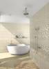 Декор Beryoza Ceramica Травертин 2 кремовый 25x75 фото 2