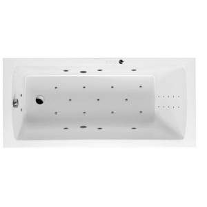 Акриловая ванна Excellent Aquaria 170x75 WAEX.AQU17.ULTRANANO.CR с гидро и аэромассажем, 