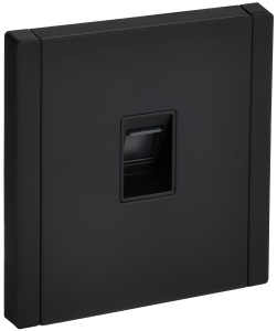 Розетка компьютерная RJ45 IEK Forte&Piano FP-K10-2-M-K02 черный