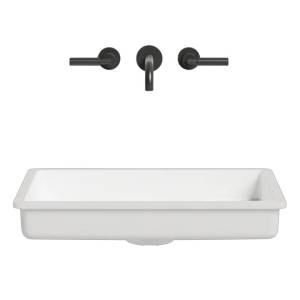 Раковина Salini Marea 1802214M 60 см, белая матовая