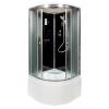 Душевая кабина AvaCan B10SELBLACK с электрикой, 100x100x220