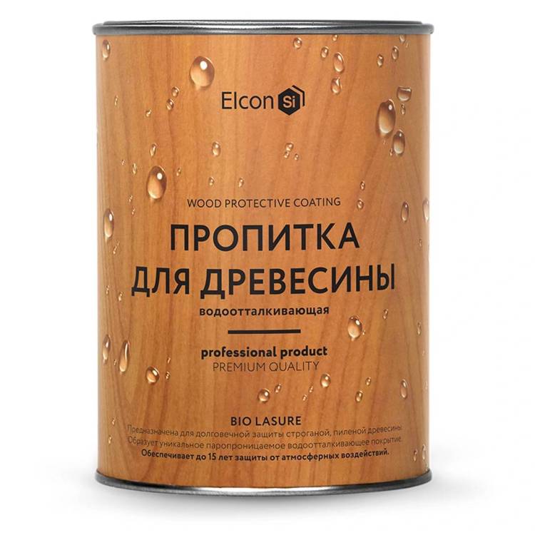 Пропитка водоотталкивающая для дерева Elcon Bio Lasure дуб 0.9 л