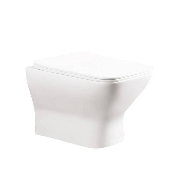 Унитаз подвесной Cerutti Spa Elleros CT10482 безободковый, с крышкой-сиденьем микролифт