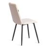 Набор из 2 стульев Tetchair Asti Trend 24877 молочный, черный, велюр фото 3