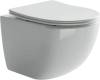 Комплект Унитаз подвесной Ceramicanova Forma CN3009 + Система инсталляции Envision CN1002CH с кнопкой смыва Flat, хром фото 2