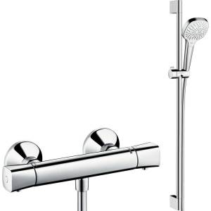 Душевой комплект Hansgrohe Ecostat universal 13122000 термостат + Душевой гарнитур Croma Select E Multi 26590400