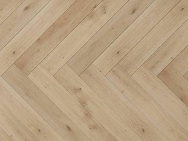 Инженерная доска AlixFloor Английская елка ALX1054HB 4V Дуб Пуро Белый 600x100x15