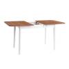 Стол Tetchair Соната Люкс 25165 антик, белый, массив сосны 120(150)x75x75 фото 2