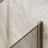 Шторка на ванну MaybahGlass MGV-784-2 70x140, поворотная, стекло бронза матовая 6 мм, профиль бронза, с полотенцедержателем фото 4
