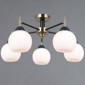 Потолочный светильник Illumico IL0579-5CSQ-25 BK AB TRENTO