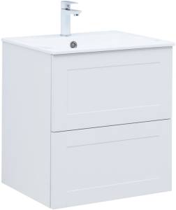 Тумба с раковиной Aquanet Терра 00313232 60 белый матовый