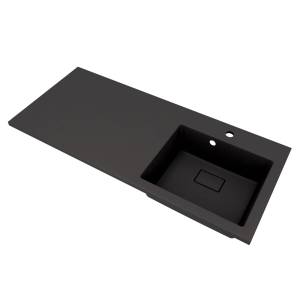 Раковина Florentina Аванти 10.310.0R110.302 правая, 110 см, антрацит