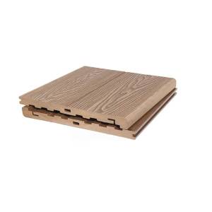 Ступень Polivan Group Singaraja 3D Wood Brushing Массив Песочный ДПК 2900x320x20