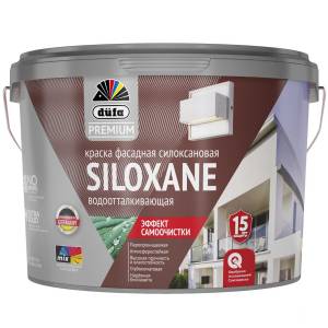 Краска фасадная акрил-силоксановая Dufa Premium Siloxane база 3 9 л