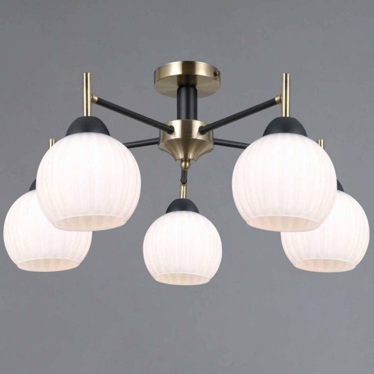 Потолочный светильник Illumico IL0579-5CSQ-25 BK AB TRENTO