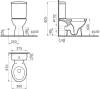 Унитаз-компакт Norm Nord 9845B099-7202 с микролифтом фото 3