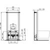 Биде Ideal Standard Prosys Tesi с инсталляцией, Euro White (Евробелый) фото 10
