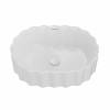Мебельная раковина Kerama Marazzi Artbasin Conchiglia 50 накладная, белая глянцевая фото 2