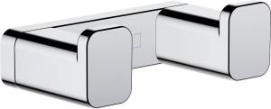 Крючок Hansgrohe AddStoris 41755000 двойной, хром