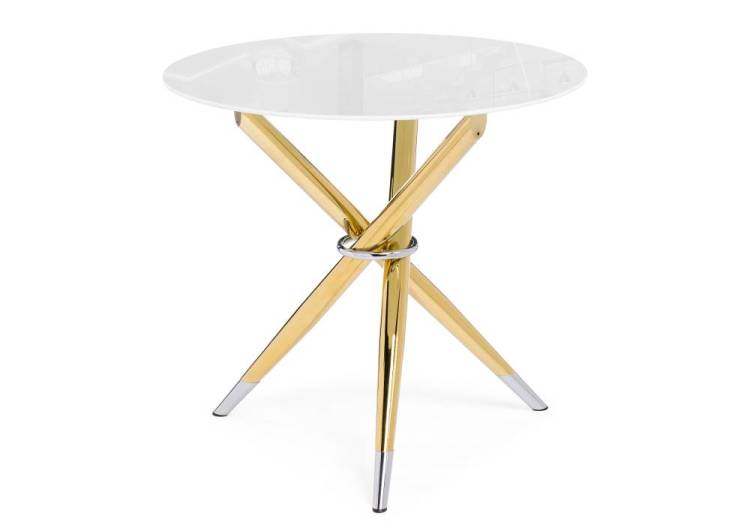 Стол Woodville Rock 15550 white/gold