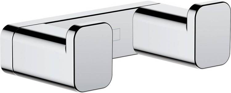 Крючок Hansgrohe AddStoris 41755000 двойной, хром