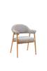 Стул Stool Group Tavu DM4774 OTE-S-451 GREY серый, с деревянными ножками