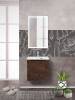 Тумба с раковиной Belbagno Etna ETNA-500-1A-SO-RW-P-L 49.6x39.2x50 Rovere Moro подвесная с одной распашной дверцей, с одной полкой, левосторонняя фото 6