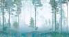 Фреска Ortograf Flora 31264 Foggy forest blue Флора FLN