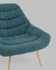 Кресло Stool Group Олби Страйпс QH-2805K 263-8 green темно-бирюзовый фото 7