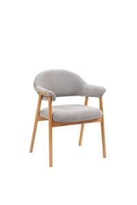 Стул Stool Group Tavu DM4774 OTE-S-451 GREY серый, с деревянными ножками