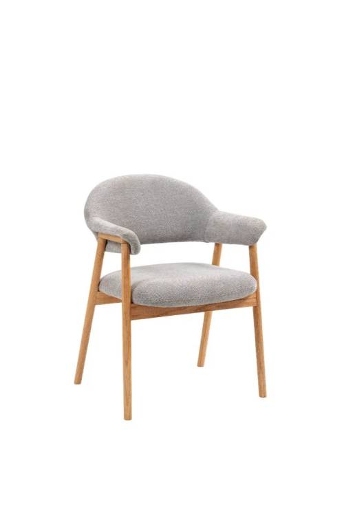 Стул Stool Group Tavu DM4774 OTE-S-451 GREY серый, с деревянными ножками