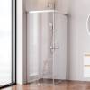 Душевой уголок Am.Pm X-Joy W94G-403-100280-MT1K профиль хром матовый, стекло прозрачное, 100x80x190 фото 2