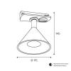 Трековый светильник Wolta Bello WTL-GU10/08G фото 3