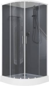 Душевая кабина Aquanet Passion EVO 267254 90x90, профиль хром, стекло тонированное, без крыши