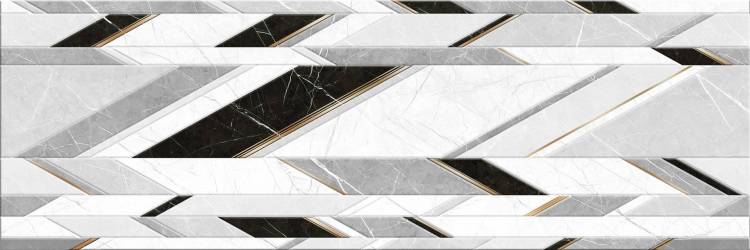 Декор Beryoza Ceramica Верди белый 2 25x75