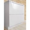 Тумба с раковиной Belbagno Marino MARINO-700-2C-PIA-BL-P 70x45x80.5 Bianco Lucido напольная с двумя выкатными ящиками фото 5