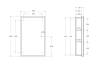 Зеркало-шкаф BelBagno SPC-GRT-500/800-1A-LED-TCH с подсветкой и сенсорным выключателем, 80x50x15.5 фото 8