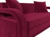 Прямой диван Лига Диванов Лига-014 117427 бордовый фото 4