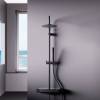 Душевая стойка Damixa Scandinavian Pure 936750300 с ТМС смесителем полкой, чёрный фото 3