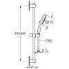 Душевой гарнитур Grohe Tempesta Cube 27579003 Хром фото 3