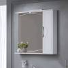 Зеркало-шкаф Alavann Monaco 80 ALV0268004 с подсветкой, белый, правый