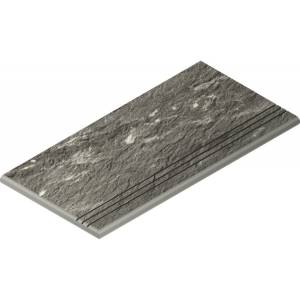 Ступень Italon Скайфолл X2 620040000106 Гриджио Альпино Закругленная Левая Грип 30x60